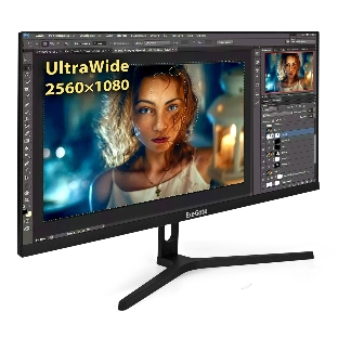 Монитор 29' ExeGate SmartView ES1500 IPS 2560x1440, 75 Гц, 1 мс, 16:9, 300 кд/м2, 1xHDMI, 1хDP, 1x3.5 мм, черный