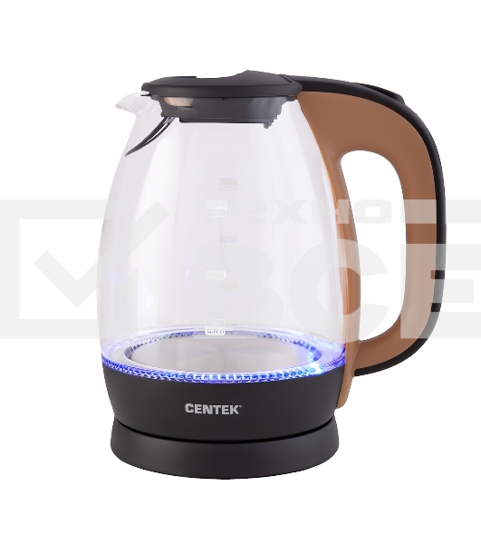 Чайник электрический Centek CT-0056 кофейно-бежевый, 1,7л, 2200Вт (в уп. 6 шт)