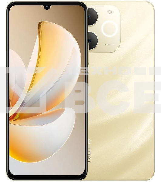 Смартфон Realme Note 70 RMX5313 6/128Gb, золотой