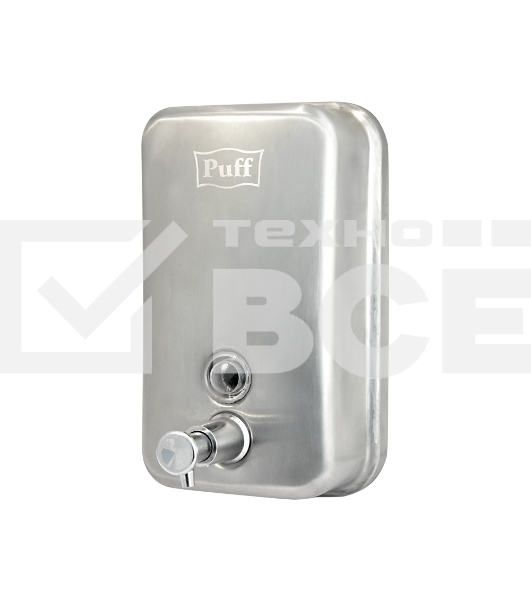 Дозатор PUFF 1402.096 для жидкого мыла из нерж. стали. матовый -8608m 800ml