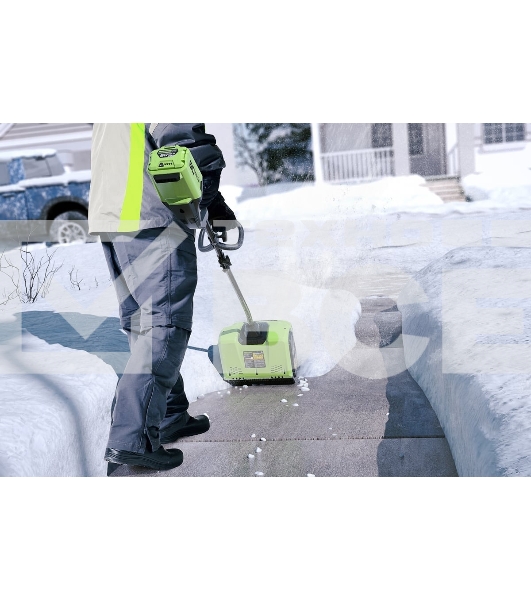 Снегоуборщик-снеголопата аккумуляторный GreenWorks 60В с АКБ 4АЧ и ЗУ (2602607UB)
