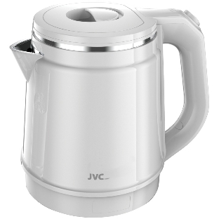 Электрочайник JVC JK-KE1810 белый, 1.8 л, 2400 Вт, скрытый нагревательный элемент, поддержание температуры