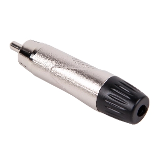 Разъем RCA FORCE CFA-055 папа, никелевый корпус