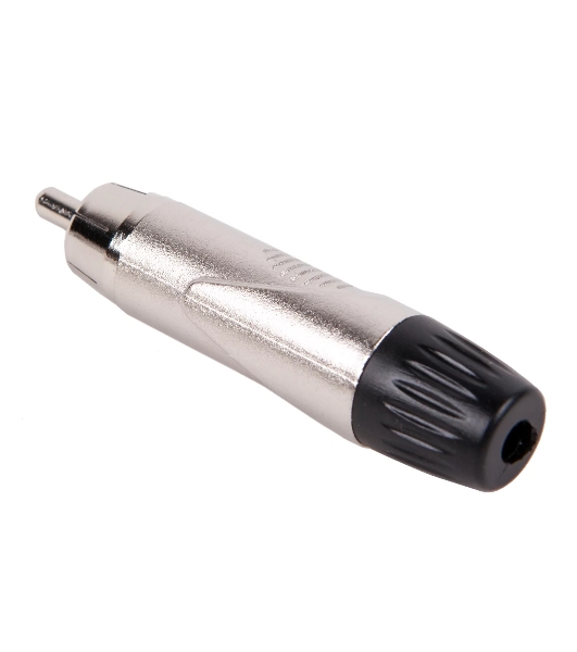 Разъем RCA FORCE CFA-055 папа, никелевый корпус