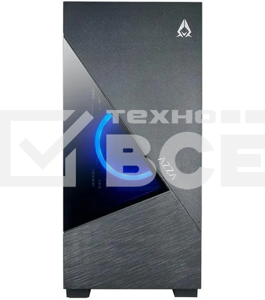 Компьютерный корпус Azza Eclipse черный без БП ATX 9x120mm 5x140mm 2xUSB2.0 1xUSB3.0 audio bott PSU