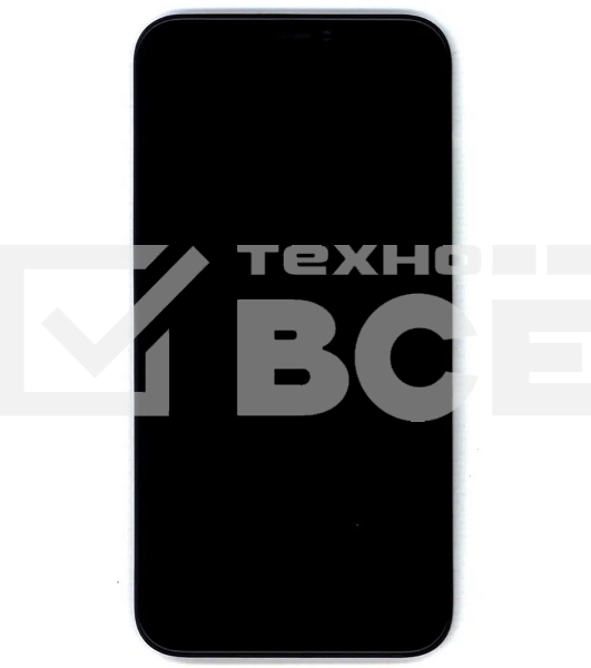 Дисплей для Apple iPhone XR в сборе с тачскрином и рамкой (AAA TFT), черный
