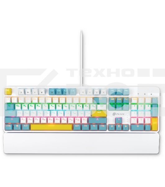Клавиатура Oklick K951X (1901079) проводная, USB, белый