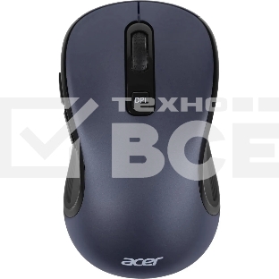 Мышь беспроводная Acer OMR306 черный/серый, 1600 dpi, радиоканал, USB, кнопки - 6