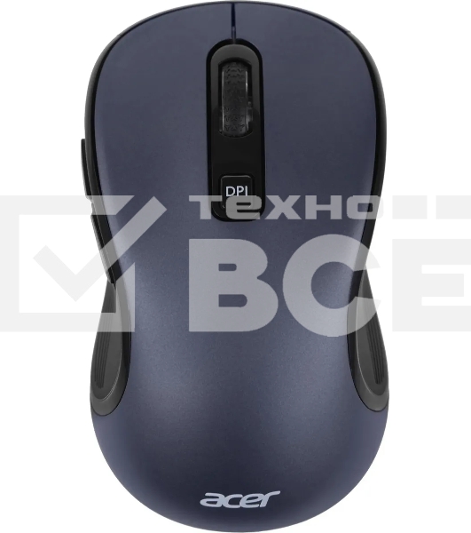 Мышь беспроводная Acer OMR306 черный/серый, 1600 dpi, радиоканал, USB, кнопки - 6