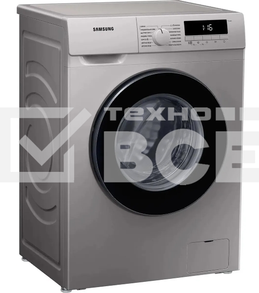 Стиральная машина Samsung WW80T3040BS/LP серебристый, загрузка фронтальная 8 кг, 1400 об/мин, класс: A