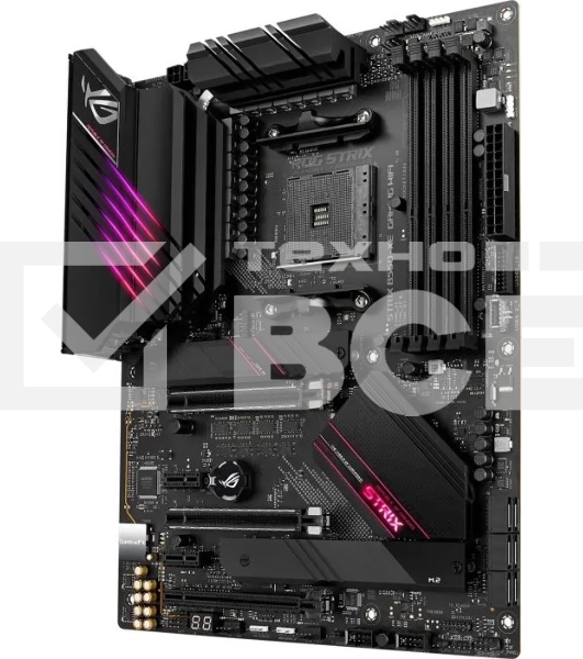 Материнская плата ASUS ROG STRIX B550-XE GAMING WIFI, AM4, AMD B550, 4xDDR4, 6xSATA, 2xM.2, 1xPCI-E 4.0 x16, 1xPCI-E 4.0 x8, 1xPCI-E 3.0 x4, 1xHDMI, 1xDP, 1x 2.5Gb LAN, 2xUSB-A 3.2 Gen 2, 1xUSB-C 3.2 Gen 2, 4xUSB 2.0, 5x3.5 мм, 7.1, Standard-ATX