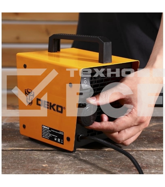 Тепловая пушка электрическая Deko DKIH2300 2300Вт оранжевый/черный
