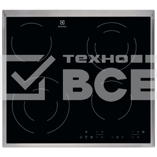 Электрическая варочная поверхность Electrolux EHF6342XOK Hi-Light, независимая, черный