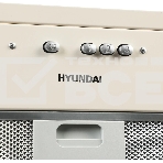 Вытяжка встраиваемая Hyundai HBB 6035 BE бежевый управление: кнопочное (1 мотор), фото7
