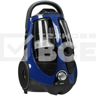 Пылесос Samsung VCC8836V36/XEV синий, 430/2200 Вт, уборка сухая, пылесборник контейнер 2 л