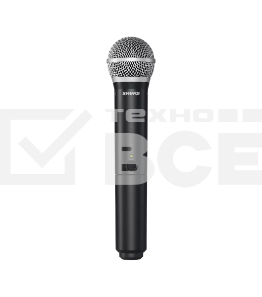 Микрофонная система SHURE BLX1288E/CVL-M17 беспроводная, двухканальная, с ручным передатчиком PG58 и петличным микрофоном CVL-B/C, частота UHF 662-686 МГц
