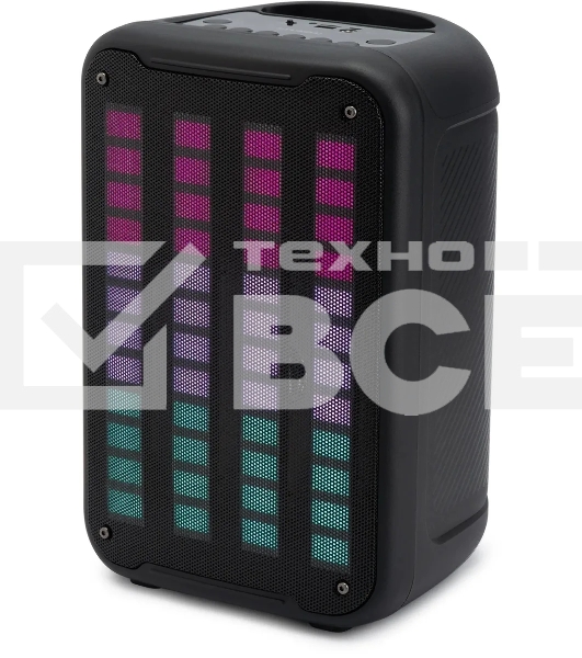 Минисистема Hyundai H-MC1204 черный 10Вт FM USB BT micro SD