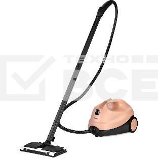 Пароочиститель напольный Kitfort КТ-9188 2000Вт бежевый/черный