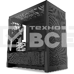 Корпус без блока питания Case NZXT H3 Flow (2025), Midi-Tower, TG, 1x120мм, 1xUSB-A 3.2 + 1xUSB-C 3.2, mATX, mITX черный, фото 1