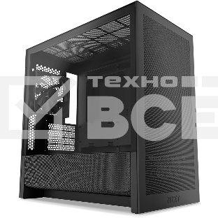 Корпус без блока питания Case NZXT H3 Flow (2025), Midi-Tower, TG, 1x120мм, 1xUSB-A 3.2 + 1xUSB-C 3.2, mATX, mITX черный