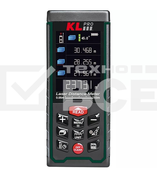 Профессиональный дальномер лазерный с Bluetooth-камерой KLPRO KLLZM120B 120 метров (Шнур USB, диск с ПО, чехол, батарейки ААА)