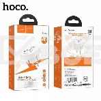 Сетевой переходник адаптер для евророзетки Hoco AC6 10А 250В белый, фото2