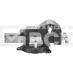 Тиски слесарные Denzel BVH-125, 125 мм, поворотные, стальная направляющая, с наковальней, фото4