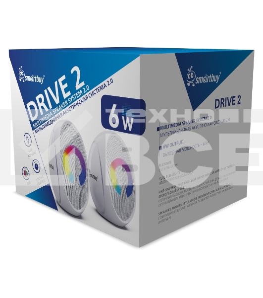 Портативная колонка Smartbuy (SBA-6000) DRIVE 2 белый