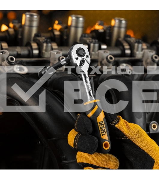 Ключ-трещотка Denzel 1/4