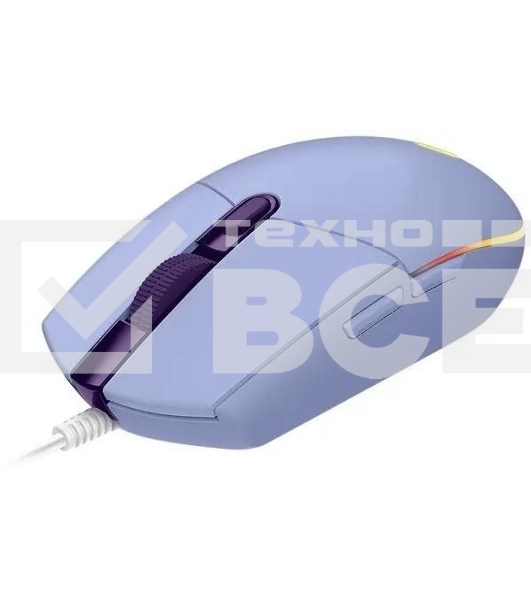 Мышь проводная Logitech G102 LIGHTSYNC фиолетовый, 8000 dpi, USB, кнопки - 6