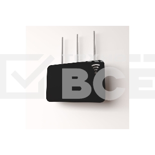 Держатель Rexant для хранения роутера, с регулировкой размеров, настенный, черный