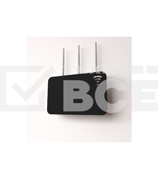 Держатель Rexant для хранения роутера, с регулировкой размеров, настенный, черный