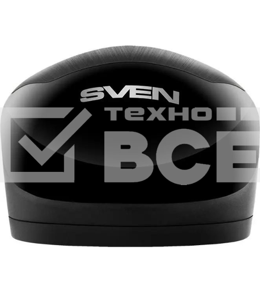 Мышь беспроводная SVEN RX-380W серый металлик, 1600 dpi, радиоканал, USB, кнопки - 4