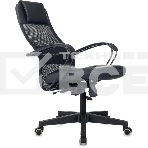 Кресло эргономичное Бюрократ CH-NOVA LUX черный сетка/ткань крестов. пластик, фото5