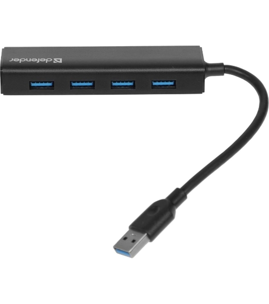 USB-концентратор Defender Quadro Express, USB 3.0, USB 4 порта, USB