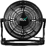 Вентилятор Rix RDF-1500USB чёрный, настольный, 2.5 Вт, 1 скорость, 10 см, фото3