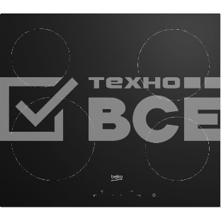 Встраиваемая электрическая варочная поверхность Beko HIC 64401, Черный