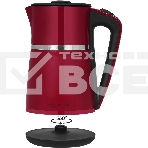 Чайник электрический Galaxy Line GL 0339, красный, пластик, 2200 Вт, 1,7 л, фото2