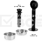 Кофеварка Kitfort КТ-7192 1450Вт серебристый/черный, фото7