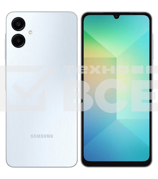 Смартфон Samsung Galaxy A06, 6/128Gb, голубой