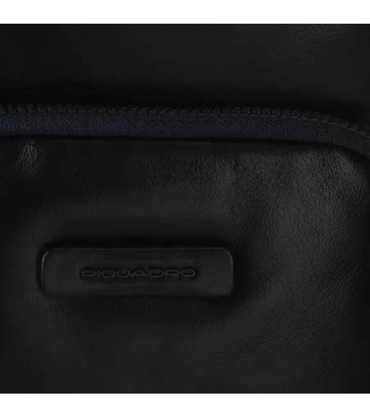 Рюкзак слинг Piquadro Blue Square Revamp CA5577B2V/BLU, кожа, синий