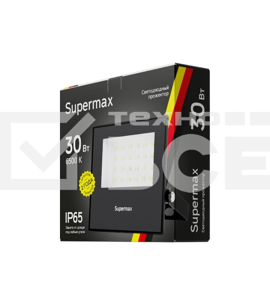 Прожектор светодиодный Supermax SPR 30Вт 6500К 3000лм IP65 Космос S_PR_LED_30