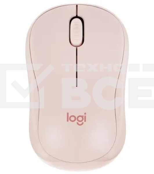 Мышь беспроводная Logitech M221 розовый, 1000 dpi, радиоканал, USB, кнопки - 3