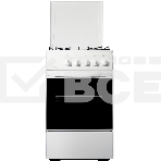 Газовая плита Лада Nova RG 24044 W газконтроль духового шкафа, металлическая крышка, цвет Белый, фото 1