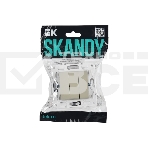 Выключатель 3-кл. IEK SKANDY SK-V11B 10А бежевый SK-V30-0-10-K10, фото6