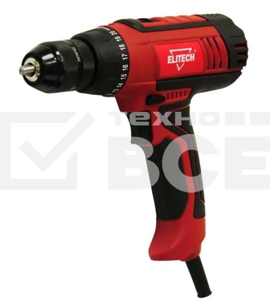 Шуруповерт Elitech ДШ 0110РЭ DC-100Вт, Сетевой