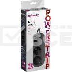 Удлинитель сетевой Defender M350 черный, 5 м, EURO, 3 розетки, 2200 Вт, фото3