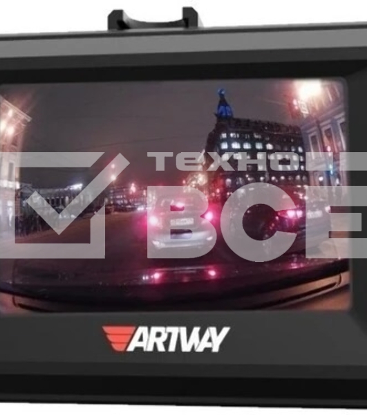 Видеорегистратор с радар-детектором Artway MD-105 черный