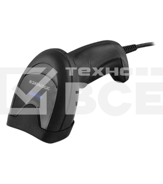 Сканер штрих-кода ручной QW2500 KIT, имидж 2D, 30 скан/сек, USB, черный