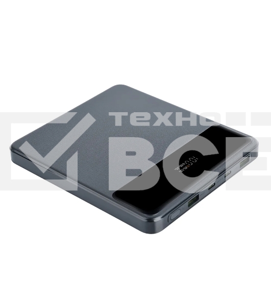 Портативный аккумулятор Perfeo Powerbank LAPTOP 105W 20000 mAh/LED дисплей/PD + QC 3.0/2 Type-C/2USB/Выход: 5A,max105W черный (PF_E1472)